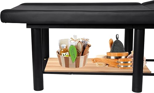 Miniatura 6 de Mesas de masaje portátiles, cama de masaje de piel sintética impermeable con marco de metal, mesa de masaje fija con ángulo de respaldo ajustable,