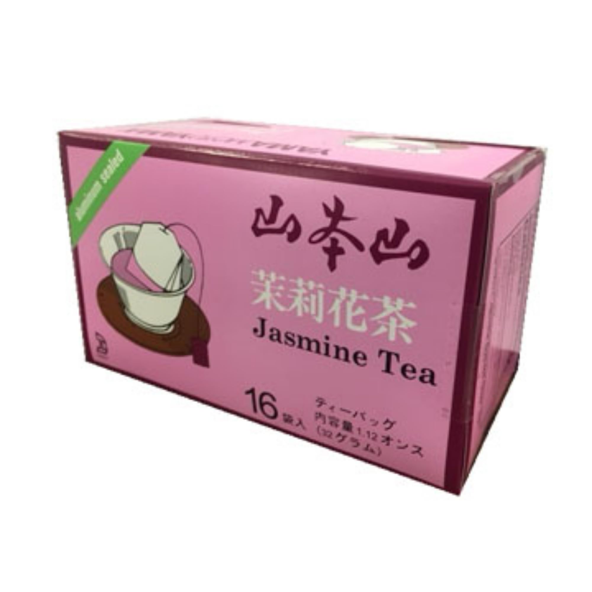 Yamamotoyama Jasmine Tea 16 Bags (Pack of 6)