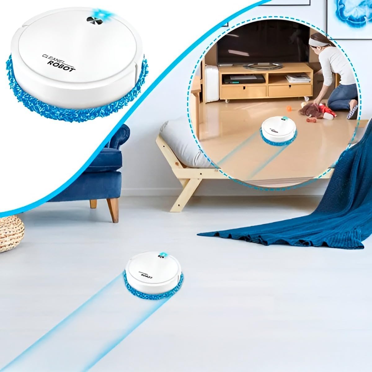 Robô de Limpeza Automático com Mop: Testado 7 dias de autonomia 60min