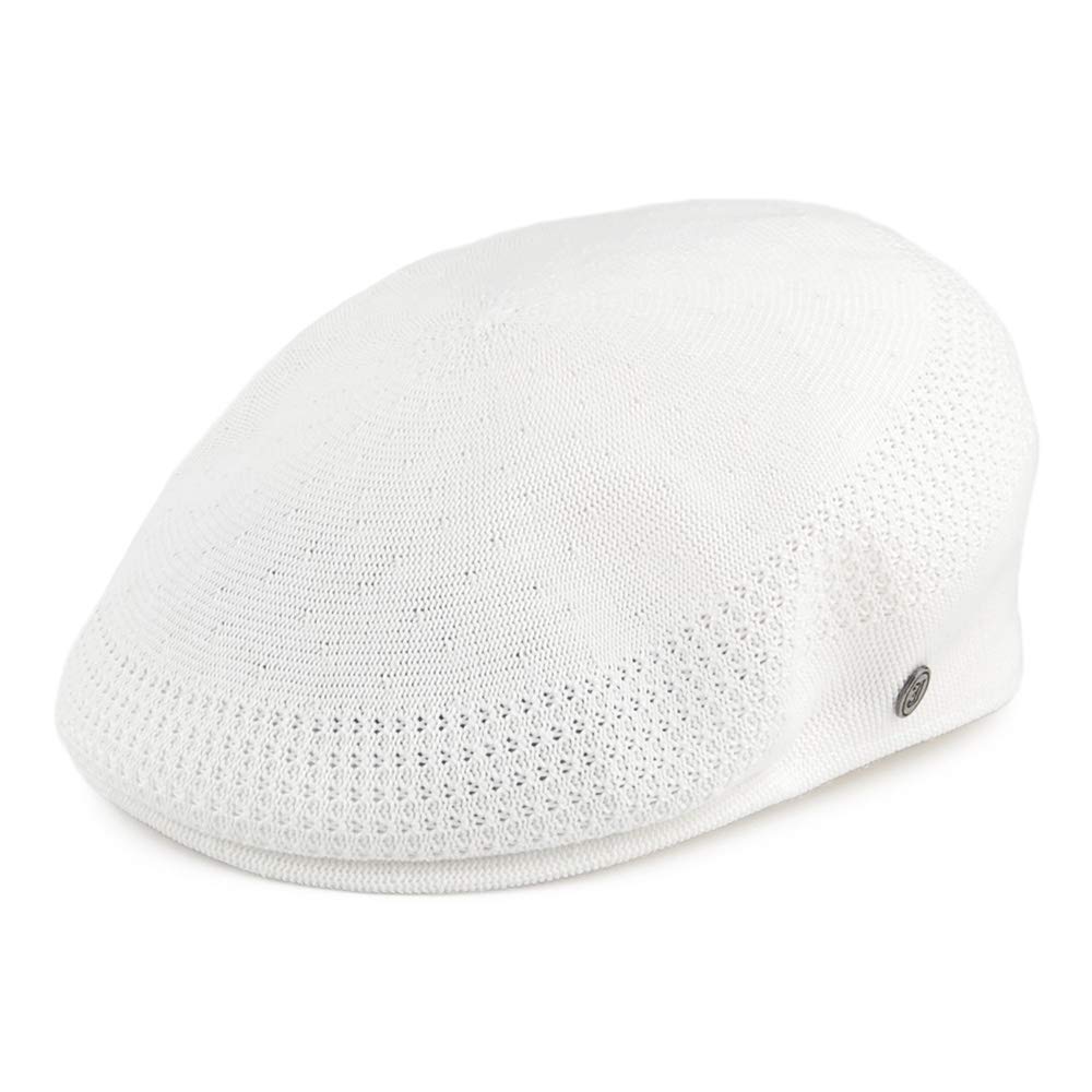 Jaxon & James Summer Flat Cap - White - Medium