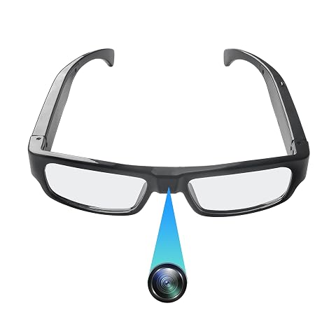 Camera Glasses HD 1080P Video Glasses Smart Glasses Outdoor Sport Action Glasses Camera for Cycling Driving Hunting Hiking