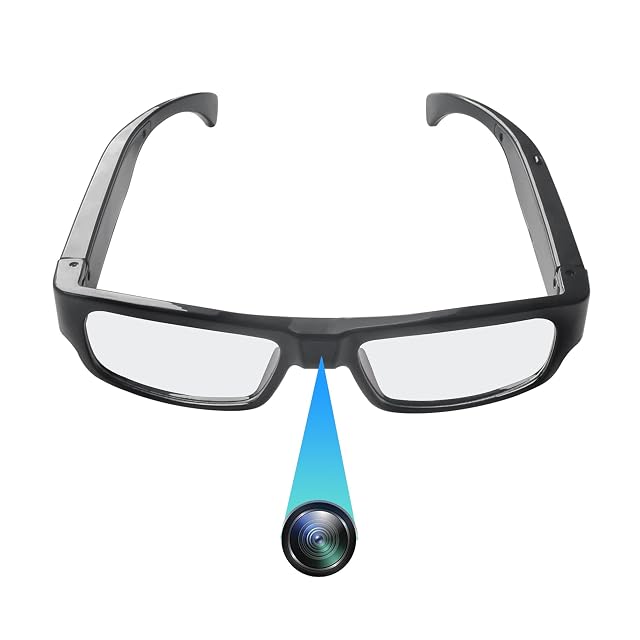 Camera Glasses HD 1080P Video Glasses Smart Glasses Outdoor Sport Action Glasses Camera for Cycling Driving Hunting Hiking