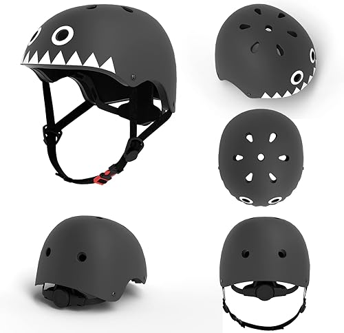 Miniatura 2 de Casco de bicicleta para niños, casco para niños pequeños, casco multideportivo para niños con resistencia al y ventilación. Casco ajustable para