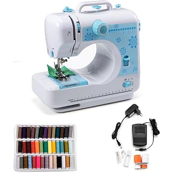 Small Sewing Machine Electric Portable Sewing Machine for Beginners for Beginners with 12 Stitch Pattern