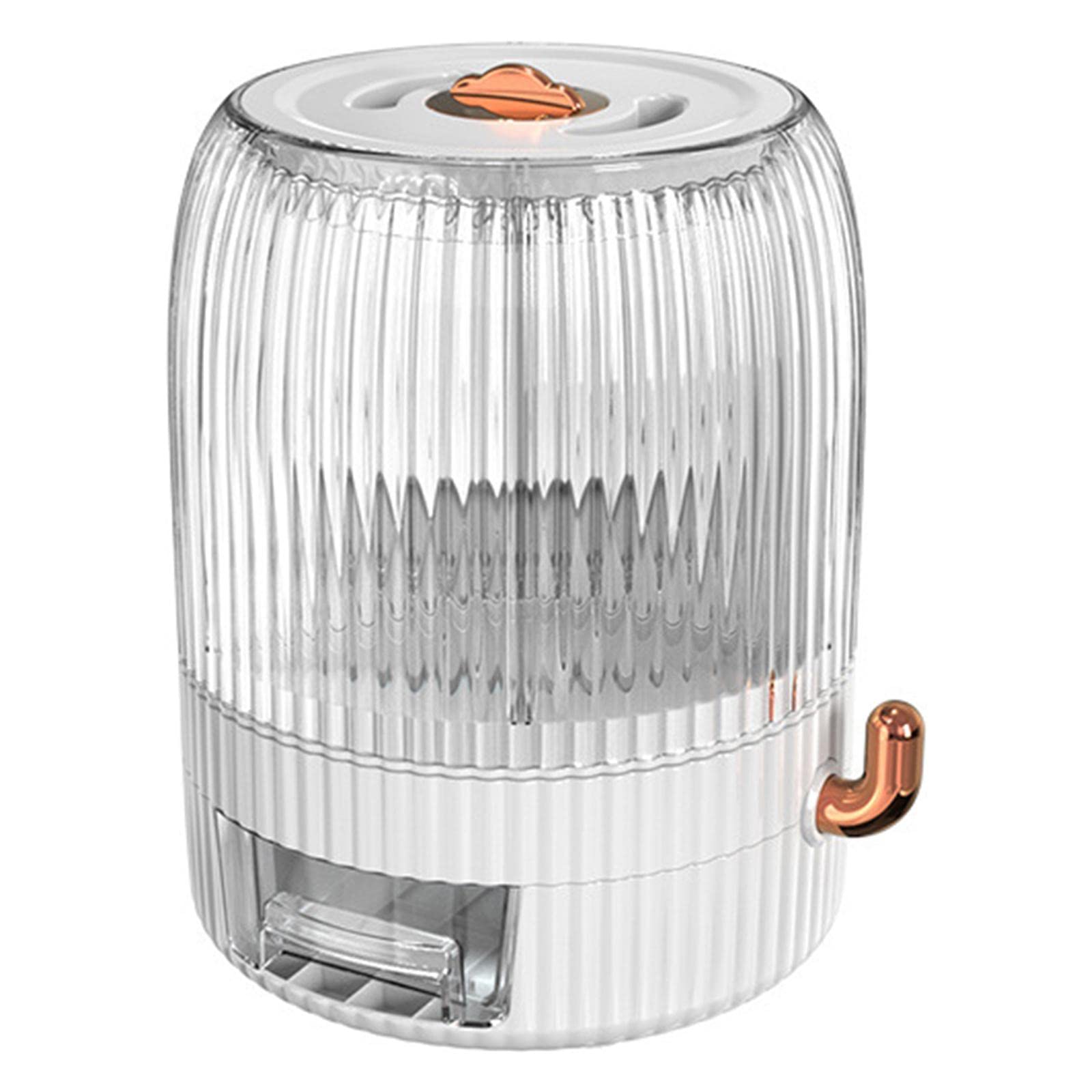 Merishopp Sealed Rice Storage Container Multi Measuring Dividing for Kitchen Rice White-image-28