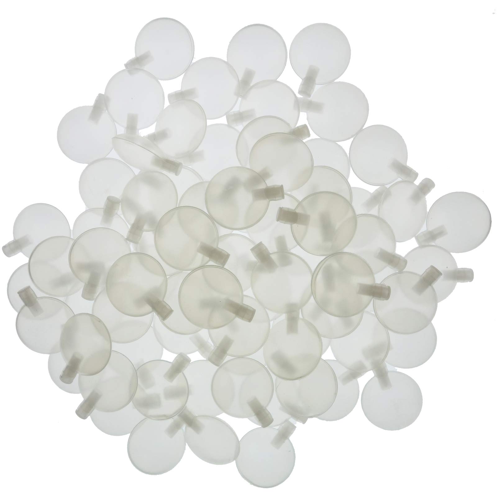 Zelerdo 100 Pack 50mm Toy Squeakers Fit Repair Dog Pet Toys Noise Maker Insert Replacement