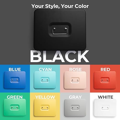 Miniatura 7 de Volcora Caja de dinero grande con cerradura de llave, caja de dinero de metal para efectivo, caja de seguridad portátil con bandeja de dinero,