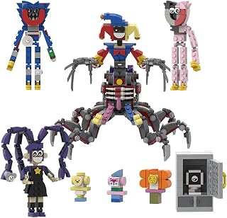 チャプター5 「ピエロ・ジョッカー」BOSS ブロック 新キャラクター 人気ゲーム 周辺 フィギュア 積み木 組み立て 図形キューブ知育玩具 部屋飾り ホラーゲーム人形 置物 誕生日プレゼント 子供 大人 3歳以上 (8 個セット) [並行輸入品]