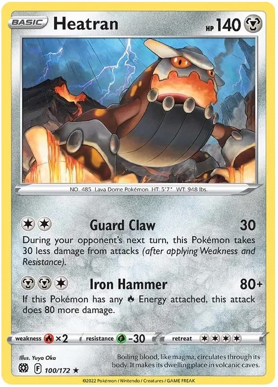 Amazon.com: Heatran - 100/172 - Rare