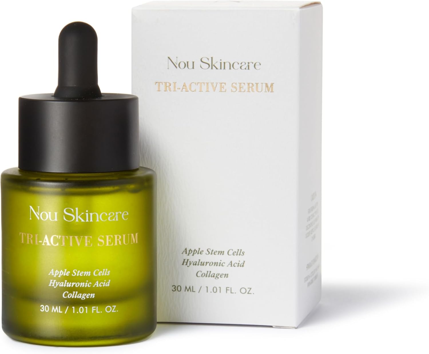 Apple Stem Cell Face Serum – With Hyaluronic Acid and Collagen – Advanced Facial and Wrinkle Care Beauty Products for Women and Men – Anti Ageing Moisturizer Liquid – Night, Day Use