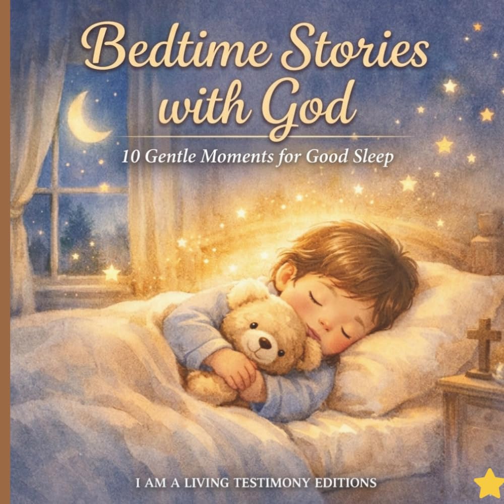 Bedtime Stories with God: 10 Calming Christian Stories for Kids to Sleep Peacefully – A Soothing Bedtime Book with Prayers, Faith and Comfort for Ages 4–8
