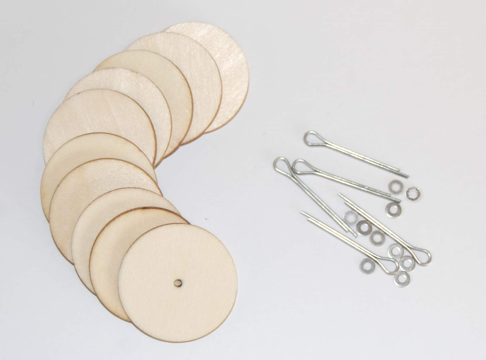 Celloexpress Pack Of 25 30Mm Cotter Pin Joints Wooden - Teddy Bear & Soft Toy Making Limbs And Head Joints