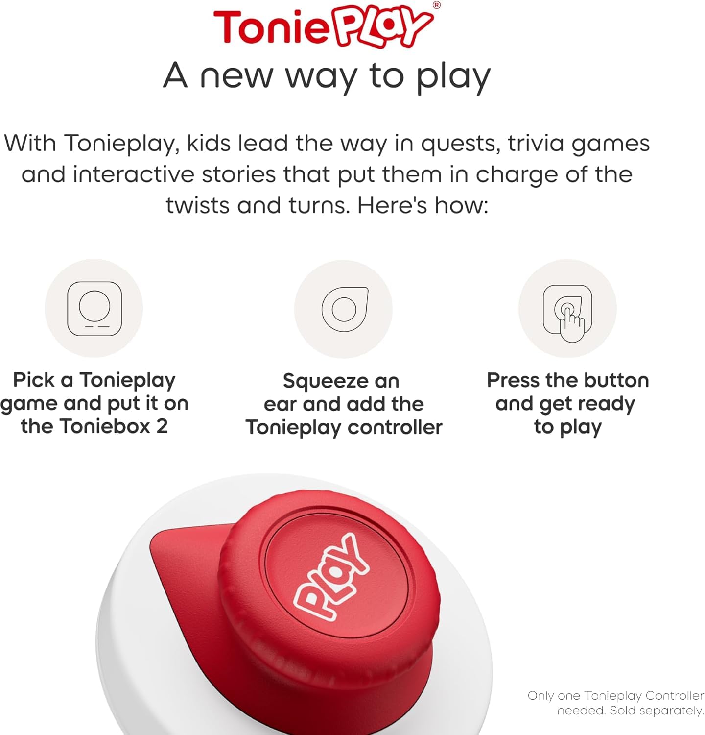 tonies tonieplay Game (Unlucky Jo), Red and Black, 200 mm x 200 mm x 200 mm - Image 3