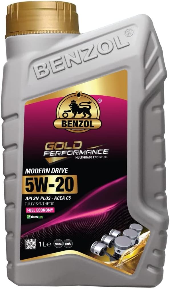 Benzol 5w20 SN PLUS - C5 Full Synthetic Motor Oil 1 Liter : Buy Online ...