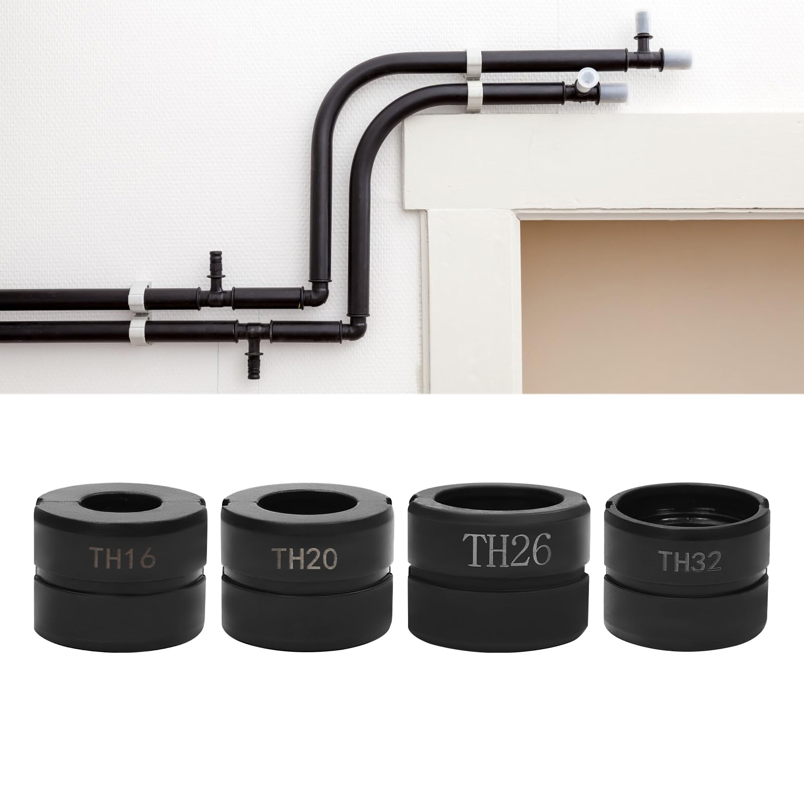 Jeu de mâchoires de serrage pour tubes TH16/20/26/32 mm mâchoires de serrage pour tubes à sertir