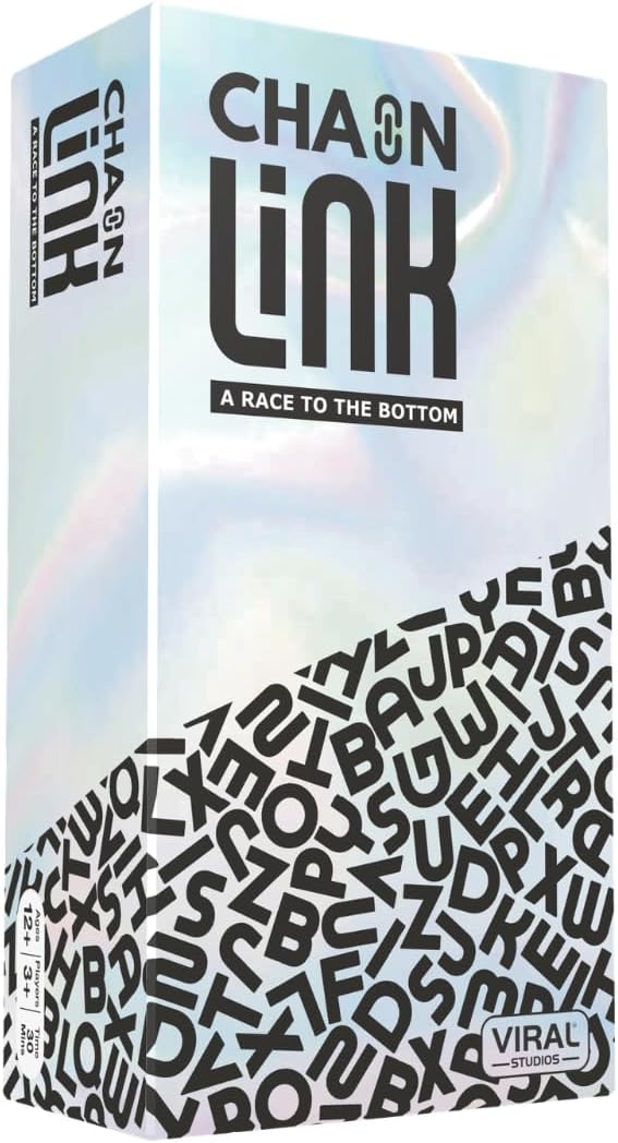 Viral Studios Chainlink - Guess the Sequence Party Game, Fast Paced Word Game for Adults & Kids, 450 Cards Fun Cards for Family Nights, Gatherings, & Parties Ages 15 +