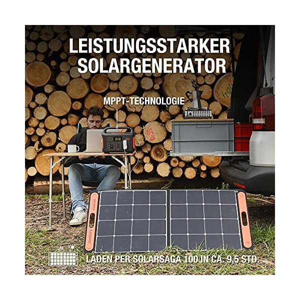 Jackery Explorer 500, 518Wh Tragbare Powerstation Mobiler Stromspeicher mit 230V/500W (Spitze 1000W) Steckdose + USB… – Bild 5