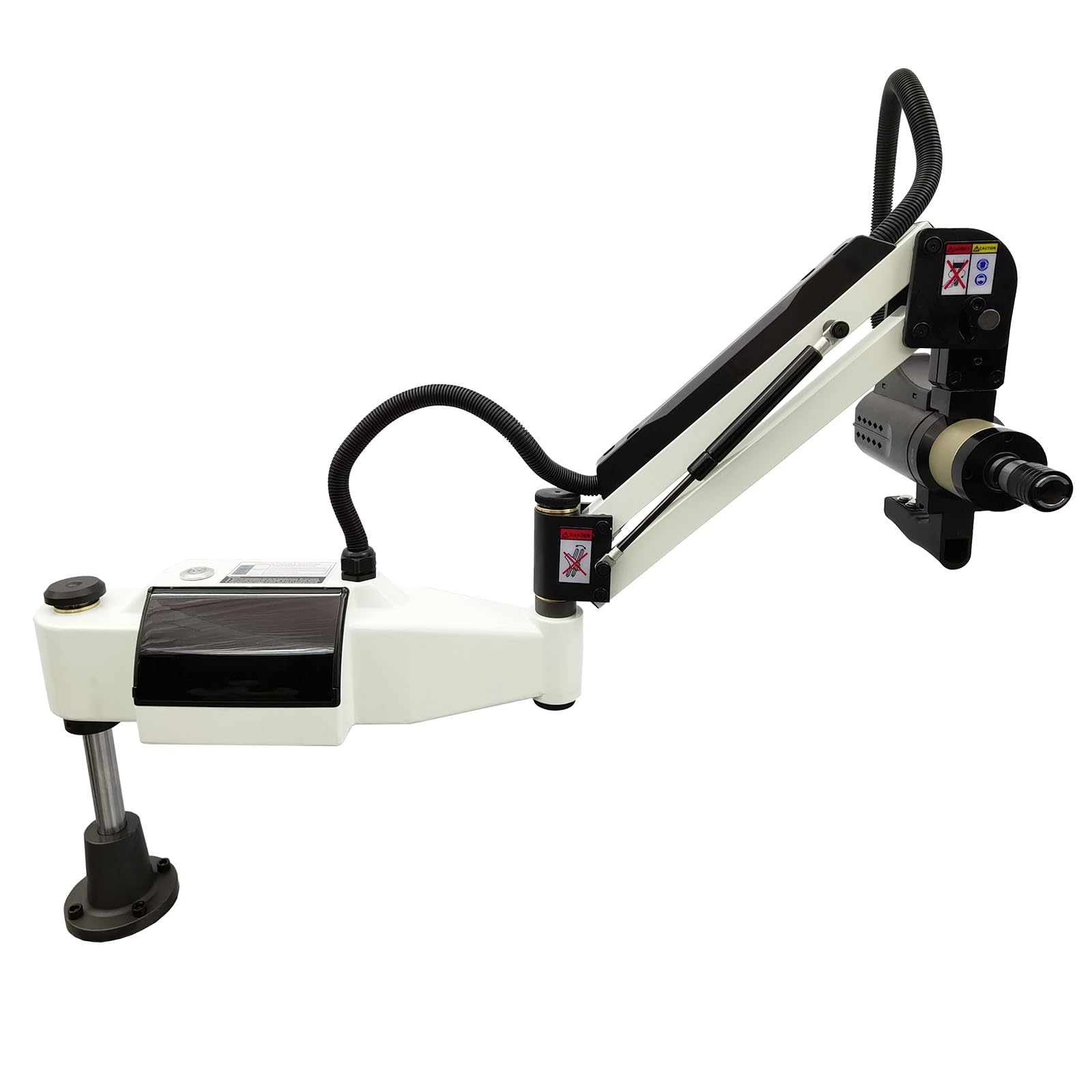 BEILOCKERY 220V Universal 360° Electric Tapping Machine, M3-M20 Tapping Threading Machine with Taps, 1200W 1-500RPM Drilling Milling Tapping Machine without Workbench