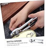 Vista 2 de Abrelatas de cocina, abridor de herramientas para abrebotellas de latas, removedor de tapa, removedor de latas, palanca de tapa de botella, 1 ud