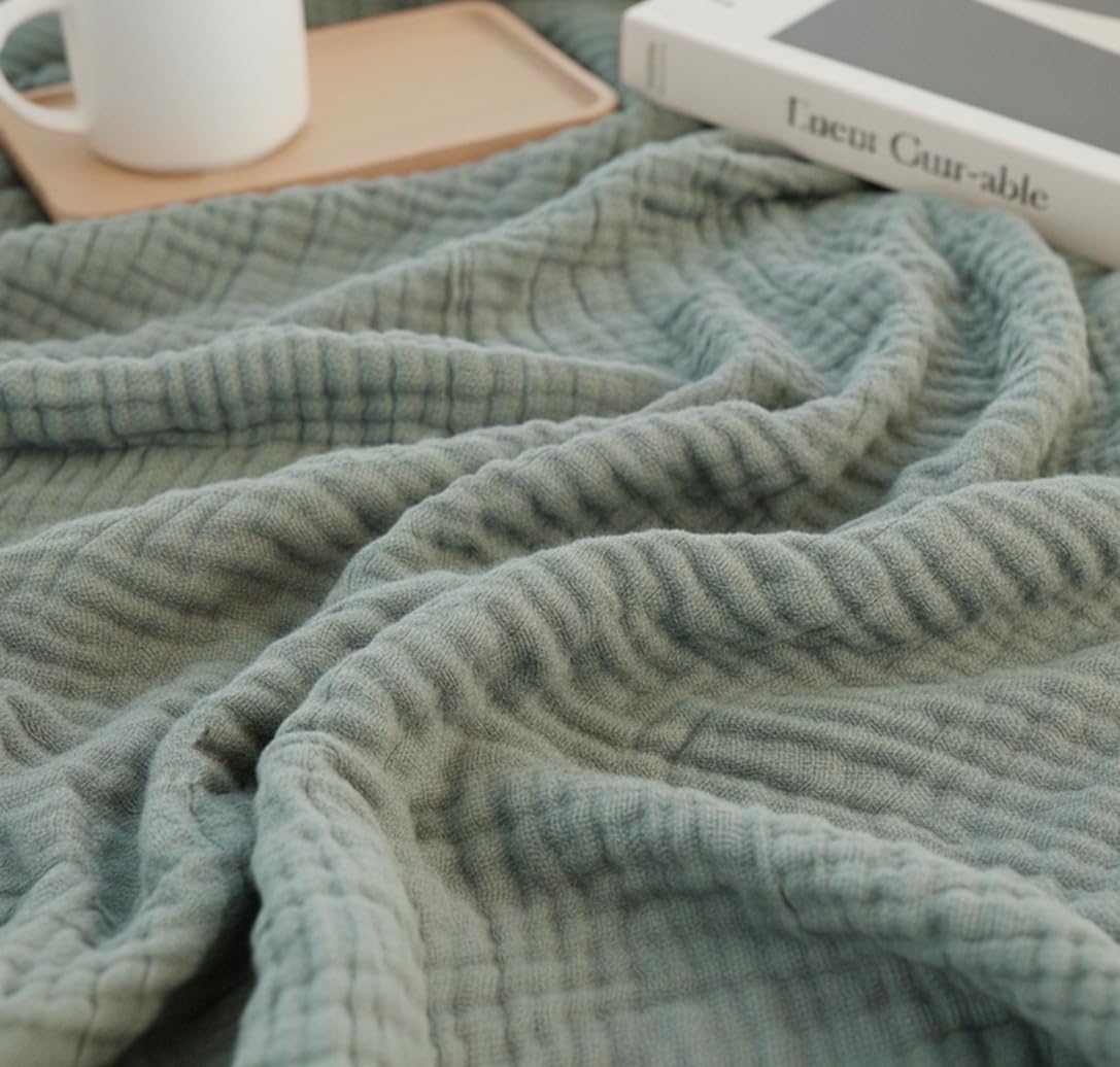 KyraHome 100% Organic Cotton Throw Blanket - kids bedding | Mubboo