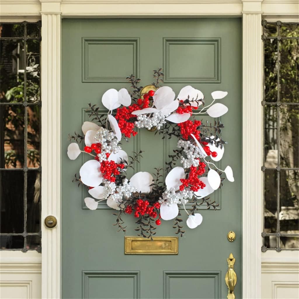 Red Fruit Garland Door Hanging Decoration Mall Festival Dead Branch Berry Wreath Window Pendant (D 1)