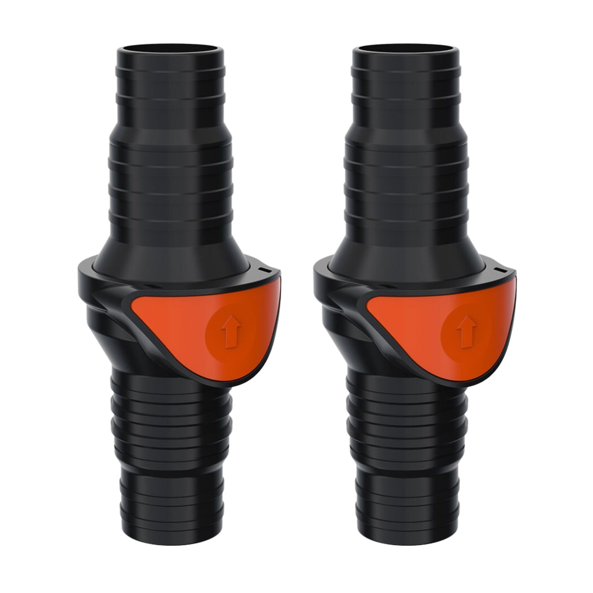 SEAFLO in-Line/ 90° Quick Disconnect Non-Return Check Valve PA6+GF+POM Construction, Anti-Backflow Design, Versatile Applications (Choose Size and Style)