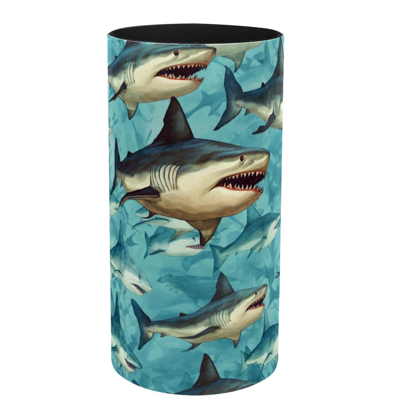 Boîte à musique en métal requins pour un bureau d'école ordonné