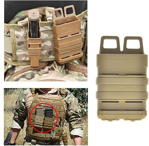 Miniatura 7 de JDSMT Tactical Fast Mag Attach Belt Magazine Pouch 5.56 Molle Holster Caza (Hunting Mag Pouch  Molle Mag bolsa táctica Mag Pouch Funda)