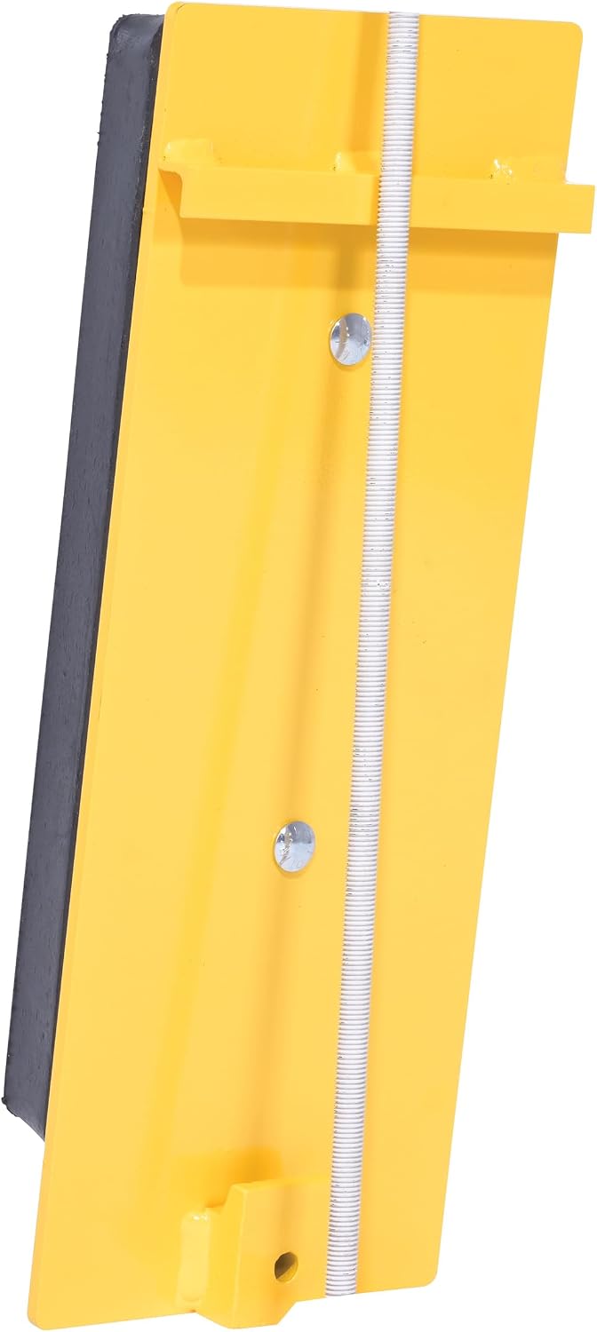 Vestil FCB-818 Molded Rubber/Steel Class II Fork Truck Carriage Bumper Black / Yellow