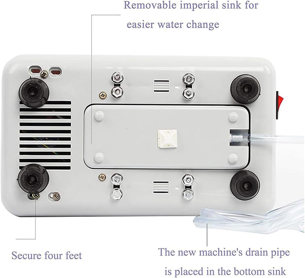 NYMFEA Optical Lens Edger,Glasses Hand Edger with V Shape Groove,Manual Lens Grinder for Fine Grinding, Fine Grinding and Slot Grinding, for Resin Glass Plastic Lenses