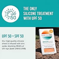 Vista 3 de Burn Scar Pro™ Hojas de silicona para cicatrices con protector solar – Descoloran cicatrices, queloides y cicatrices de cirugía – Parches