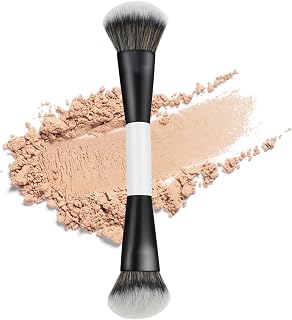 Sminkborste Vinklad Rund | Blandningsborste För Under Ögonen Och Ansiktsmink För Blush, Highlighter, Contour, Concealer, Bronzer, Blandning, Kvinnor, ,
