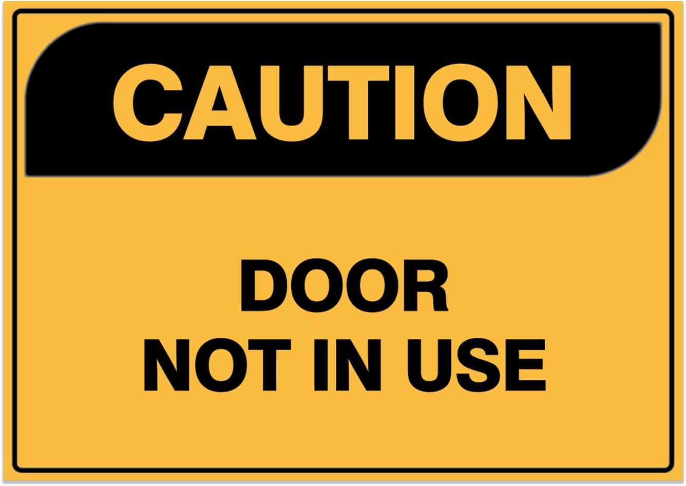 In Use Not In Use Sign Amazon.com: Caution Door Not In Use Safety Sign Safety-Signs Caution ...