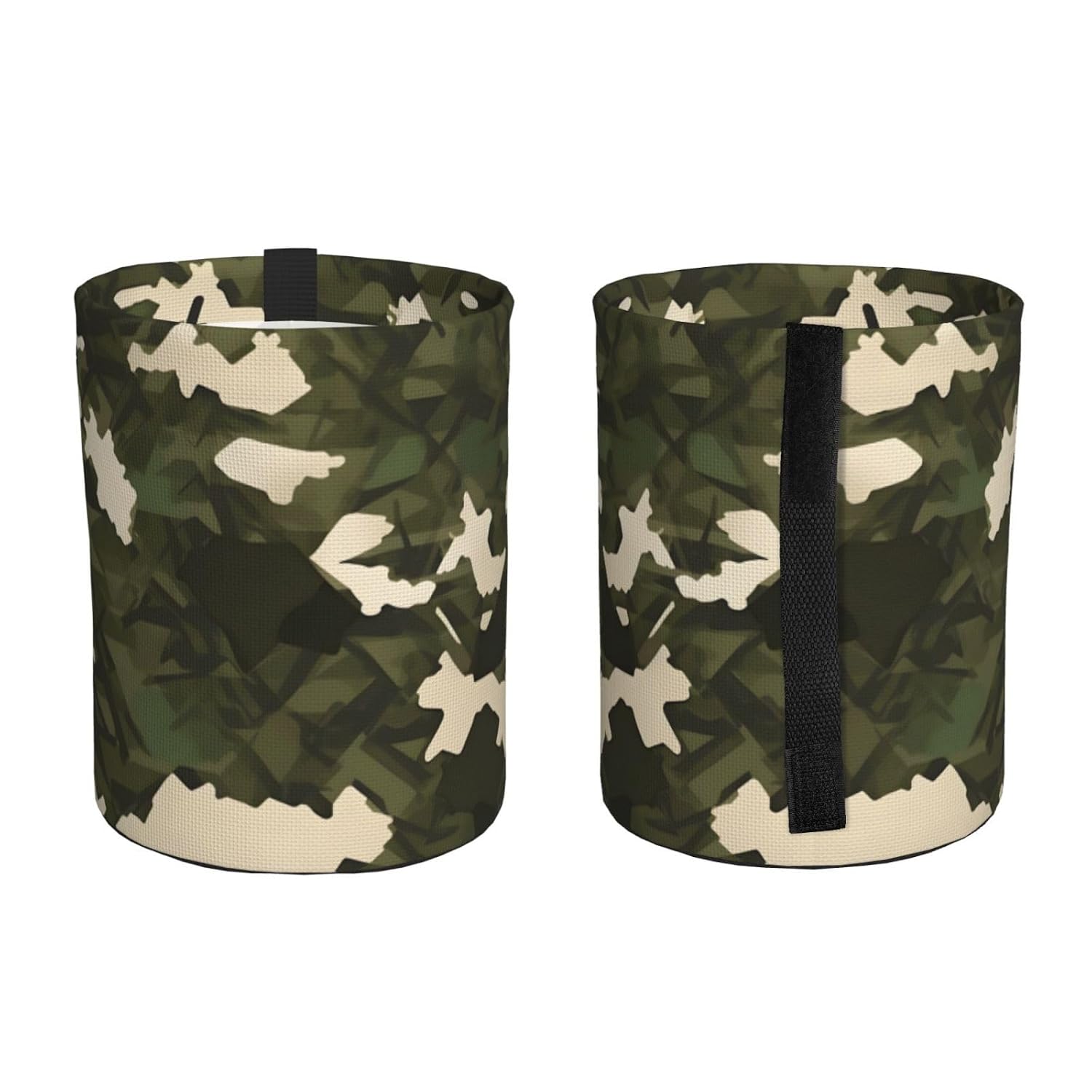 Army Camouflage Hanging car Trash can, Foldable car Trash can, car Storage Box Accessories, Suitable for Travel SUV Truck Sedan image 2