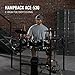 HAMPBACK ACE-530 Electric Drum Set with Double Layers Mesh Heads, Choke Cymbal, Independent Hi-hat Stand, Restore Authentic Drum Sound & Percussive Feel, Bluetooth Sound Module, Suit for Professional