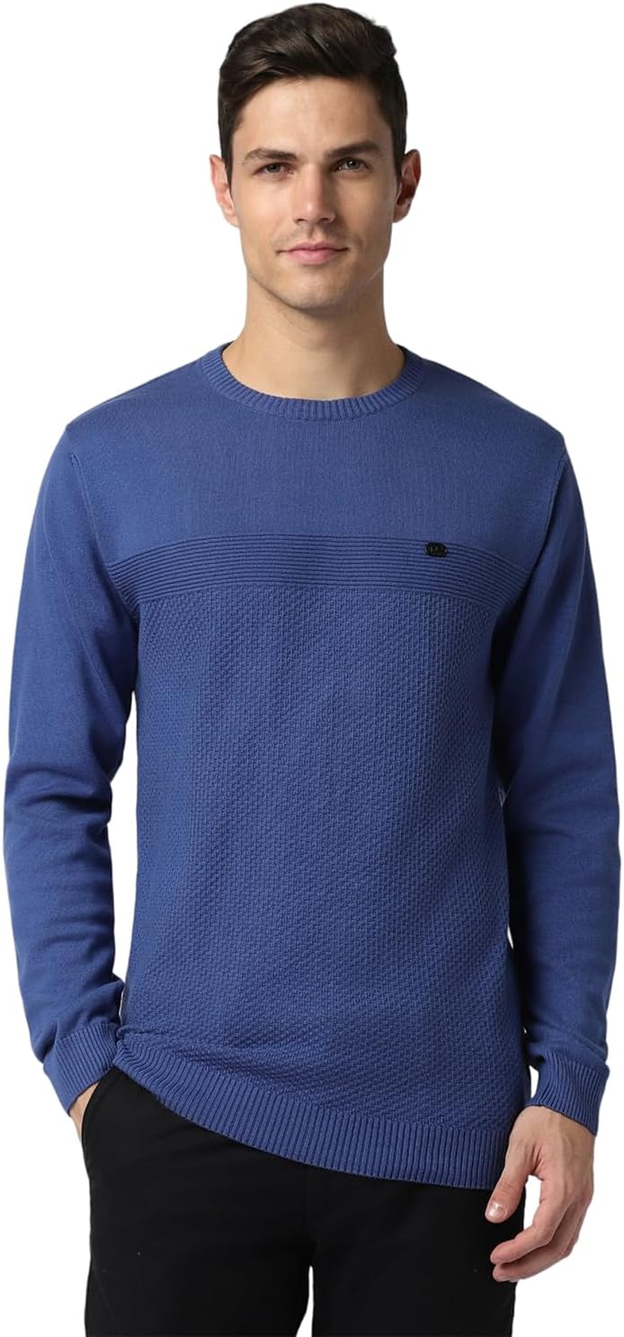 Peter England Mens Acrylic Casual Sweater