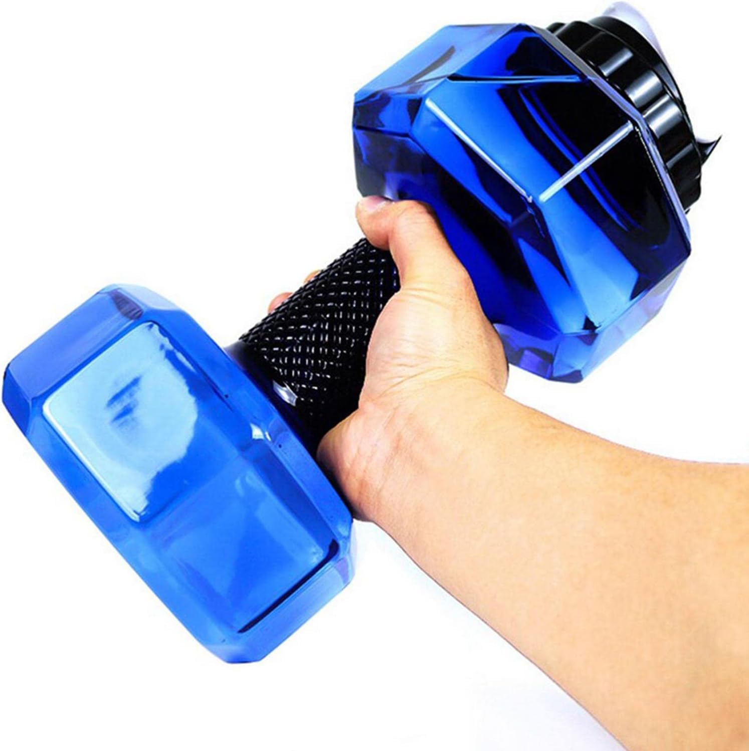 Blue 2.2 L Dumbbell Shape Water Bottle Sports Bottle Water Bottle for Fitness Sports Outdoor PicnicDumbbell Shape Water Bottle Exercise Gym Fitness Sports Workout Portable See Through, Blue ACSIC (B0D1PHTDDF) Amazon Price History, Amazon Price Tracker