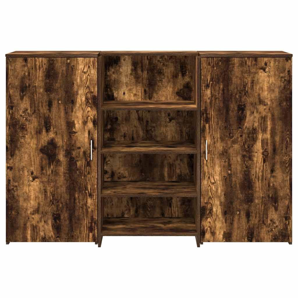 Reception - Banco di incenso, 155 x 50 x 103,5 cm, in legno con spazio di archiviazione, per ufficio, casa, ufficio, clinica, salone
