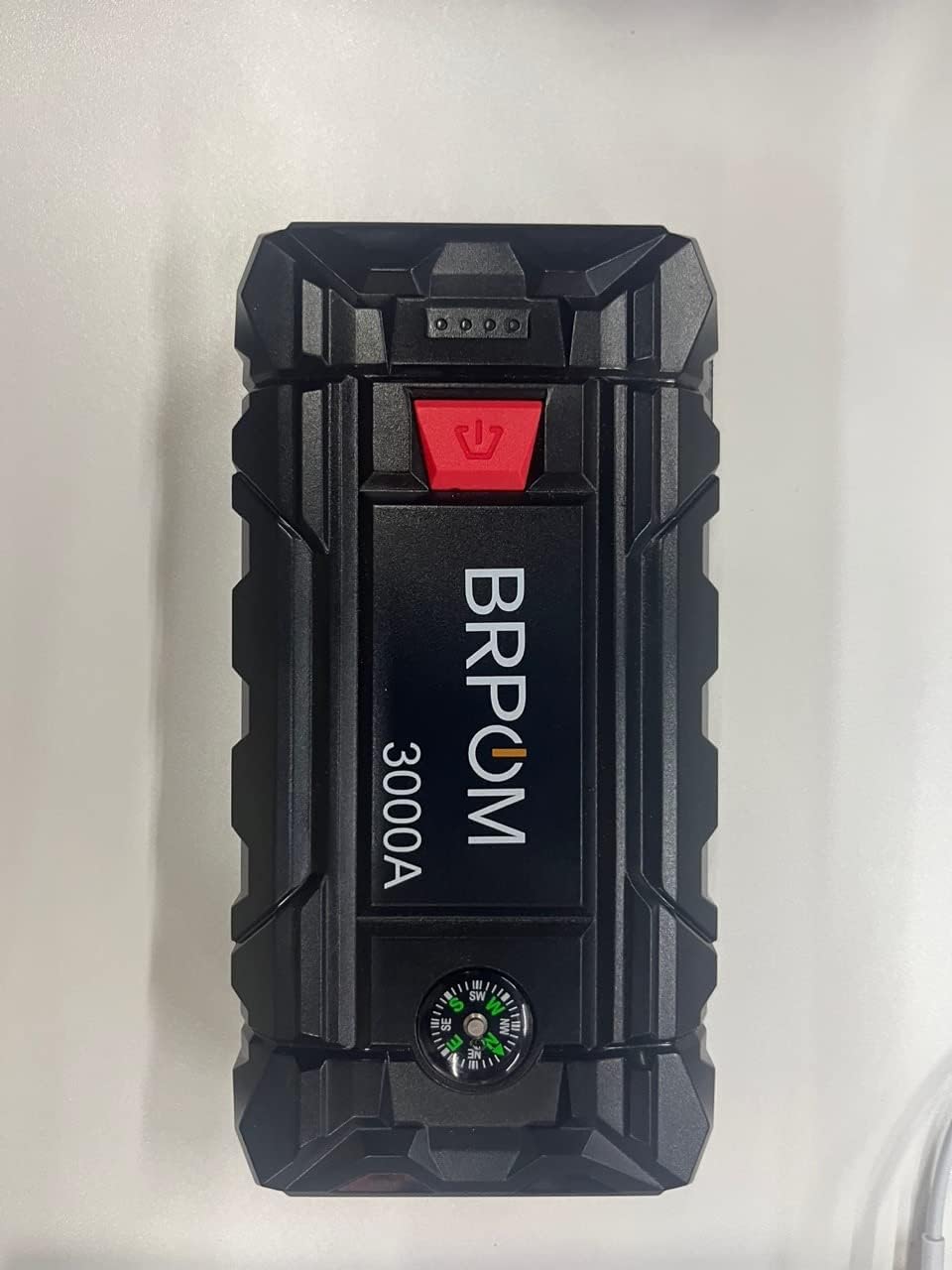 Car Battery Booster 3000A 26800mAh Motorcycle/Auto Battery Booster (up To 7.0L Gas Or 5.5L Diesel) 12V Car Battery Starter With LED Lamp, Smart Clamps, Batterie Externe D'aide Au Démarrage