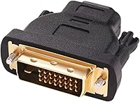 DTECH Bi-Directional DVI to HDMI Adapter Male to Female - 4K@30Hz 1080p Gold-Plated Converter for Monitors & Consoles