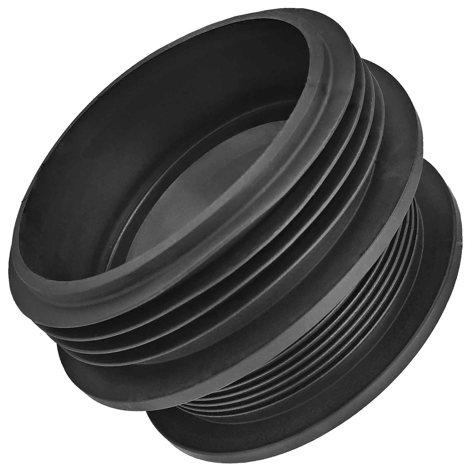 MegaHaustechnik HT Kombi-Adapter geeignet für verschiedene oder gleiche RohrØ und Materialien: 125-150mm x 110mm - Gummi Verbinder für Rohr Ø innen 125-150mm mit Rohr Ø außen 110mm