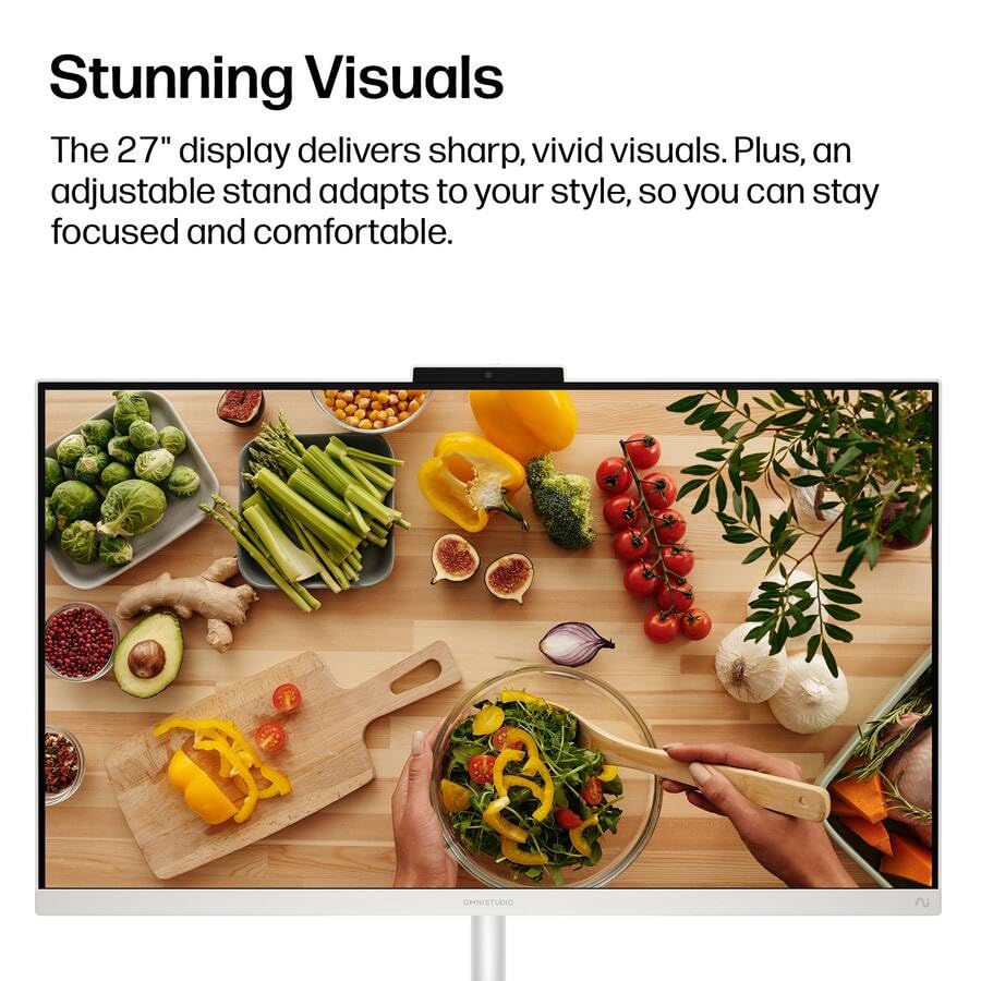 Image of HP OmniStudio 27 All-in-One Desktop Computer Ultra 7 16GB DDR5 1TB SSD