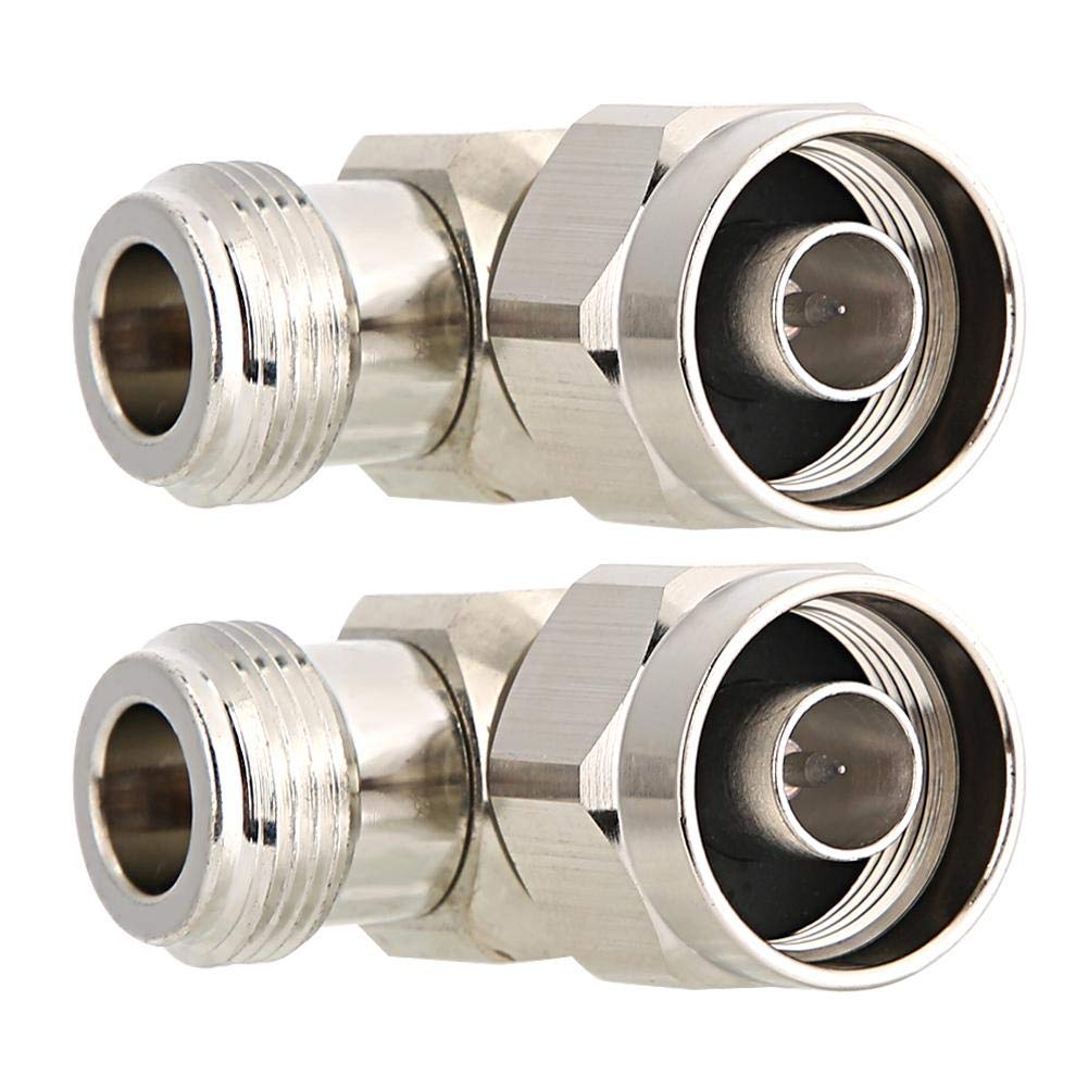 THE CIMPLE CO 25 Stück 90-Grad F-Stecker – Rechtwinklige Koaxialadapter Für Enge Ecken, RG6/RG59