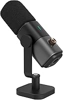 Vista 1 de NearStream Micrófono dinámico XLR/USB para transmisión/juego/grabación, micrófono de podcast con cancelación de ruido encendido/apagado, botón