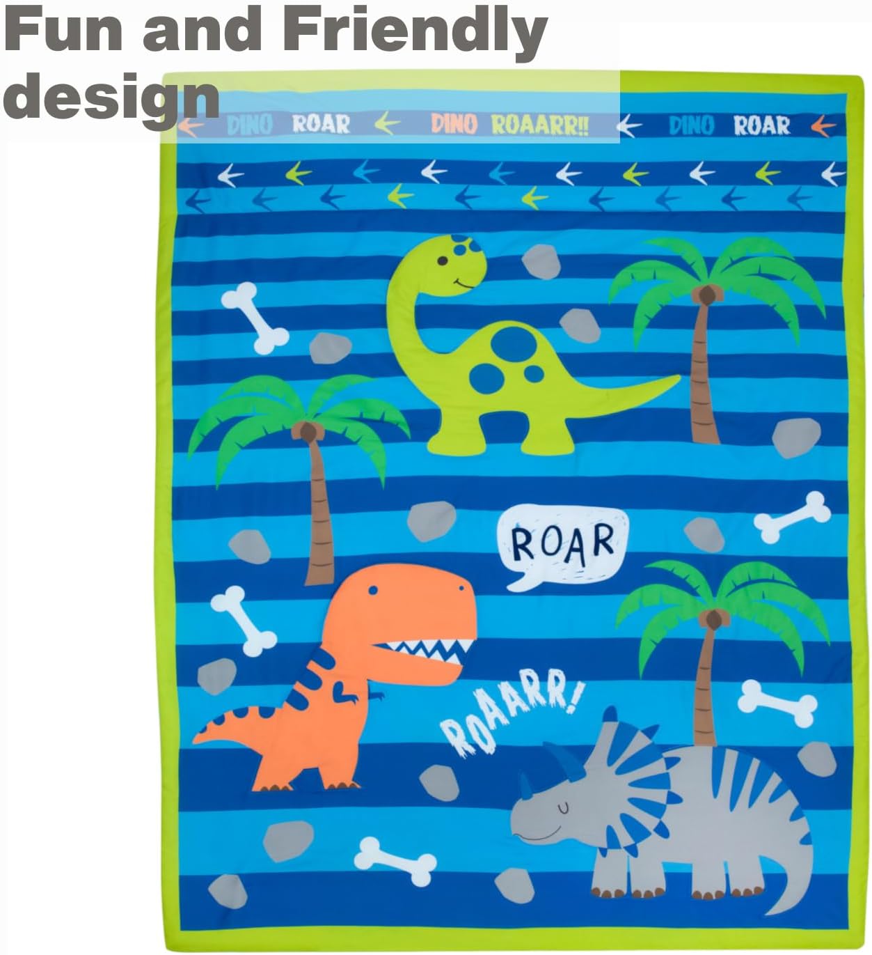 Dinosaur Toddler Bedding Set