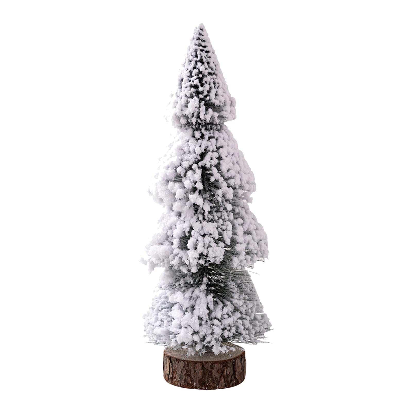 Tsophreniq Artificial Small Christmas Trees Snow Pine Tree Party Supplies for Home Desktop Holiday Decoration Christmas Tree Ornaments