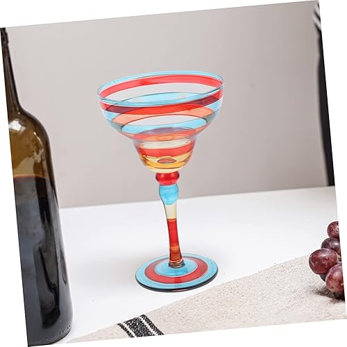 Miniatura 7 de Copas mexicanas Copas de Martini Copas de vino de cristal Copa de vino pintada a mano Copa de vino tinto Copa de vidrio mexicano Copa de Margarita
