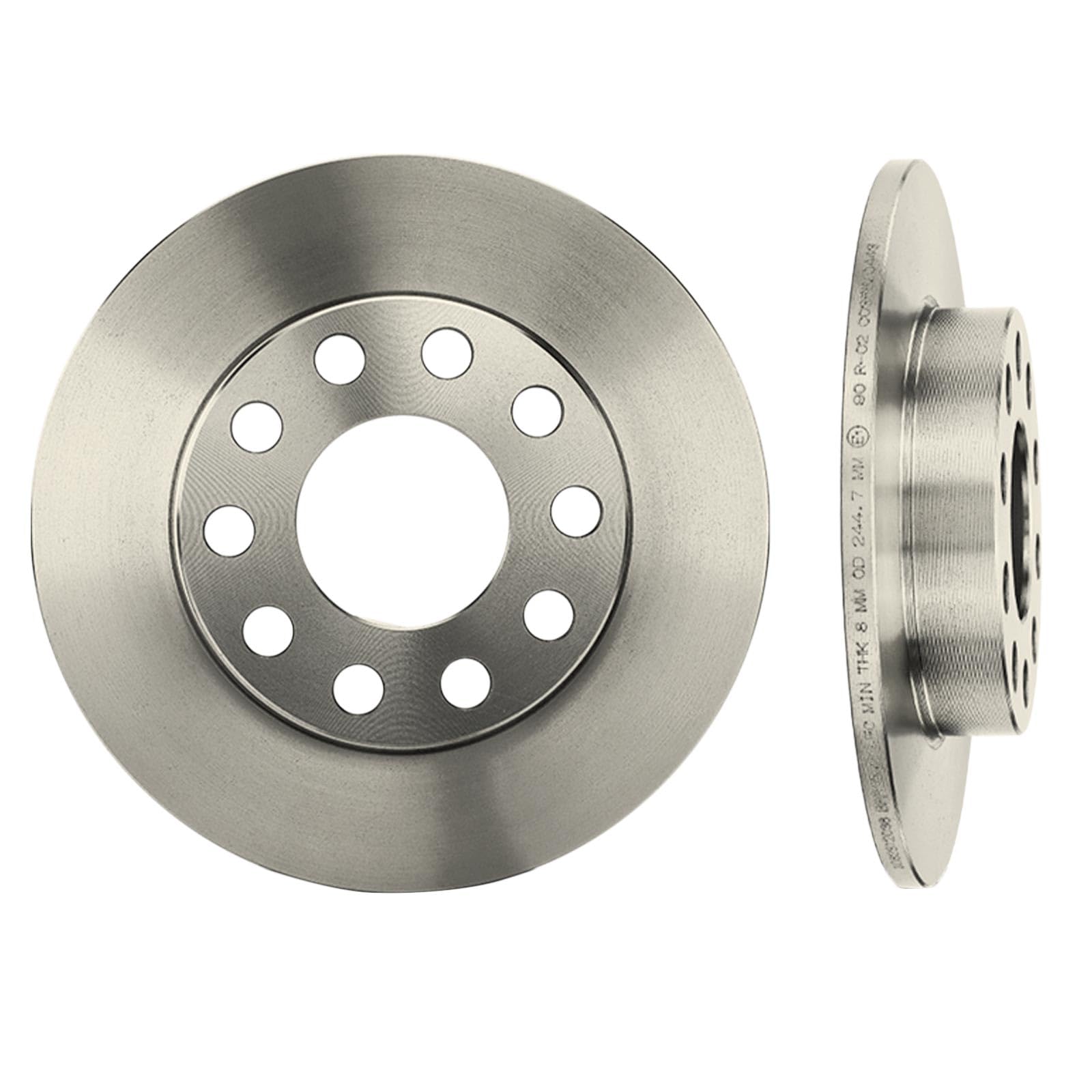 Frankberg juego de frenos que incluye 4 discos de freno + 8 pastillas de | 1J0698451B, 1J0698451C; Compatible con: A4 8EC, Exeo 3R2, A4 Cabriolet 8H7, Exeo ST 3R5, A4 Avant 8ED, A4 8E2