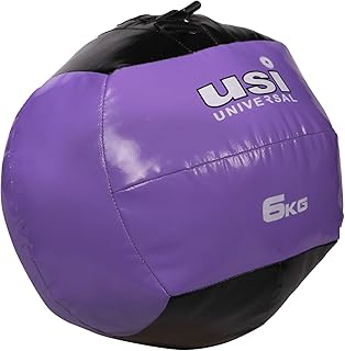USI UNIVERSAL Wall Ball, 736WB 6Kg Fitness Soft Medicine Ball/Wall Ball for Strength and Conditioning Workouts, Core Exerc...