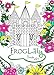 FrogLilly Doodle Art Adult Coloring Book - Unique Lay Flat Pages - Travel Size for Relaxation & Stress Relief - 50 Floral, Nature, Animal and Holiday Designs